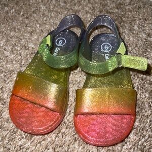 Toddler Girls Cat & Jack Jelly Sandals Size 6